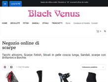 Tablet Screenshot of blackvenus.it